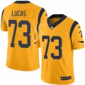 Los Angeles Rams #73 Cornelius Lucas Limited Gold Rush Vapor Untouchable NFL Jersey