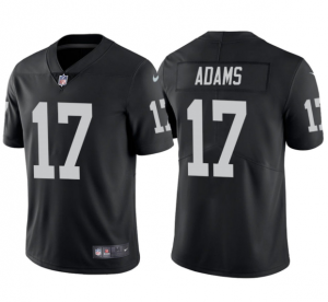 Las Vegas Raiders #17 Davante Adams Black Vapor Limited Stitched Jersey