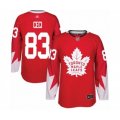 Toronto Maple Leafs #83 Cody Ceci Authentic Red Alternate Hockey Jersey
