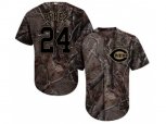 Cincinnati Reds #24 Tony Perez Camo Realtree Collection Cool Base Stitched MLB Jersey