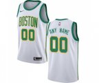 Boston Celtics Customized Swingman White Basketball Jersey - City Edition