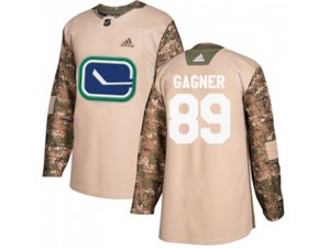Vancouver Canucks #89 Sam Gagner Camo Authentic 2017 Veterans Day Stitched NHL Jersey