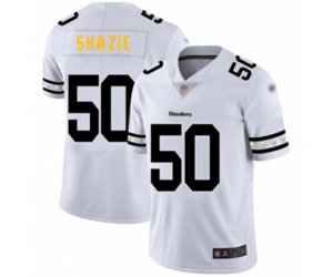 Pittsburgh Steelers #50 Ryan Shazier White Team Logo Fashion Limited Player Football Jersey