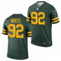 Green Bay Packers #92 Reggie White Nike 2021 Green Alternate Retro 1950s Throwback Uniforms Jersey