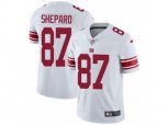 New York Giants #87 Sterling Shepard Vapor Untouchable Limited White NFL Jersey