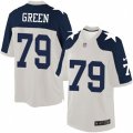 Dallas Cowboys #79 Chaz Green Limited White Throwback Alternate NFL Jersey