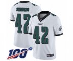 Philadelphia Eagles #42 Andrew Sendejo White Vapor Untouchable Limited Player 100th Season Football Jersey