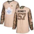Toronto Maple Leafs #57 Travis Dermott Authentic Camo Veterans Day Practice NHL Jersey