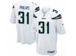 Los Angeles Chargers #31 Adrian Phillips Game White NFL Jersey