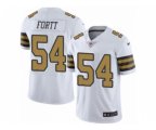 New Orleans Saints #54 Khairi Fortt Limited White Rush NFL Jersey
