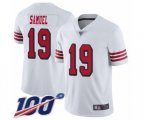 San Francisco 49ers #19 Deebo Samuel Limited White Rush Vapor Untouchable 100th Season Football Jersey