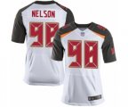 Tampa Bay Buccaneers #98 Anthony Nelson Elite White Football Jersey