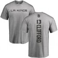 Los Angeles Kings #13 Kyle Clifford Ash Backer T-Shirt