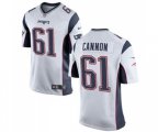 New England Patriots #61 Marcus Cannon Game White Football Jersey