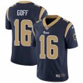 Los Angeles Rams #16 Jared Goff Navy Blue Team Color Vapor Untouchable Limited Player NFL Jersey