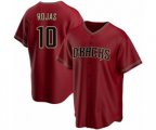 Arizona Diamondbacks #10 Josh Rojas alternately wears red jerseys