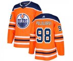 Edmonton Oilers #98 Jesse Puljujarvi Premier Orange Home NHL Jersey