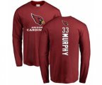 Arizona Cardinals #33 Byron Murphy Maroon Backer Long Sleeve T-Shirt