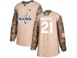 Washington Capitals #21 Dennis Maruk Camo Authentic 2017 Veterans Day Stitched NHL Jersey