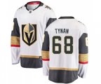 Vegas Golden Knights #68 T.J. Tynan Authentic White Away Fanatics Branded Breakaway NHL Jersey