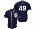 San Diego Padres Michel Baez Replica Navy Blue Alternate 1 Cool Base Baseball Player Jersey