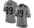 Chicago Bears #89 Mike Ditka Limited Gray Gridiron Football Jersey