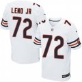 Chicago Bears #72 Charles Leno Elite White NFL Jersey