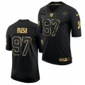 San Francisco 49ers #97 Nick Bosa Nike 2020 Salute to Service Black Golden Limited Jersey