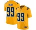 Los Angeles Chargers #99 Jerry Tillery Limited Gold Inverted Legend Football Jersey