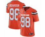 Cleveland Browns #98 Sheldon Richardson Orange Alternate Vapor Untouchable Limited Player Football Jersey