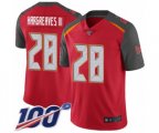 Tampa Bay Buccaneers #28 Vernon Hargreaves III Red Team Color Vapor Untouchable Limited Player 100th Season Football Jersey