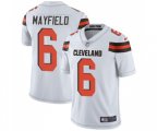 Cleveland Browns #6 Baker Mayfield White Vapor Untouchable Limited Player Football Jersey