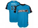 Kansas City Royals #13 Salvador Perez Replica Blue American League 2017 MLB All-Star MLB Jersey