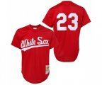 1990 Chicago White Sox #23 Robin Ventura Authentic Red Throwback Baseball Jersey