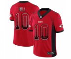 Kansas City Chiefs #10 Tyreek Hill Limited Red Rush Drift Fashion Football Jersey