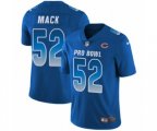 Chicago Bears #52 Khalil Mack Limited Royal Blue NFC 2019 Pro Bowl NFL Jersey