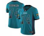 Jacksonville Jaguars #74 Cam Robinson Limited Teal Green Rush Drift Fashion Football Jersey