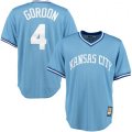 Nike Kansas City Royals #4 Alex Gordon Majestic Cooperstown Collection Cool Base Player Jersey Blue