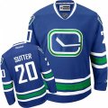 Vancouver Canucks #20 Brandon Sutter Premier Royal Blue Third NHL Jersey