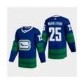 Vancouver Canucks #25 Jacob Markstrom 2020-21 Authentic Player Alternate Stitched Hockey Jersey Blue