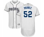 San Diego Padres Andres Munoz White Home Flex Base Authentic Collection Baseball Player Jersey