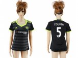 Women Chelsea #5 Zouma Away Soccer Club Jersey