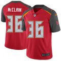 Tampa Bay Buccaneers #36 Robert McClain Red Team Color Vapor Untouchable Limited Player NFL Jersey