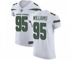 New York Jets #95 Quinnen Williams White Vapor Untouchable Elite Player Football Jersey