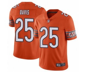 Chicago Bears #25 Mike Davis Orange Alternate Vapor Untouchable Limited Player Football Jersey