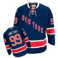 New York Rangers #99 Wayne Gretzky Authentic Navy Blue Third NHL Jersey