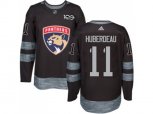 Florida Panthers #11 Jonathan Huberdeau Black 1917-2017 100th Anniversary Stitched NHL Jersey