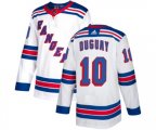 Reebok New York Rangers #10 Ron Duguay Authentic White Away NHL Jersey
