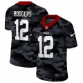 Green Bay Packers #12 Aaron Rodgers Camo 2020 Nike Limited Jersey