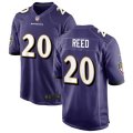 Baltimore Ravens Retired Player #20 Ed Reed Nike Purple Vapor Limited Player Jersey